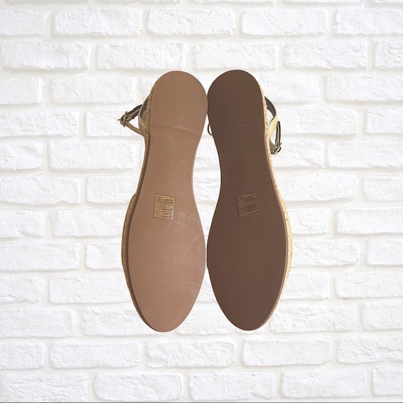 Never Worn Tabitha Simmons Gold Espadrille Flats - Picture 3 of 3